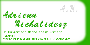 adrienn michalidesz business card